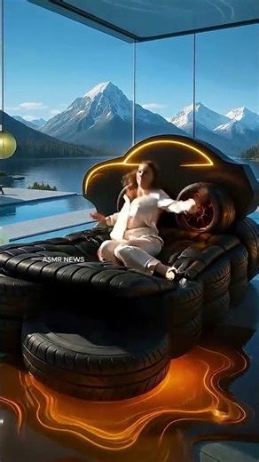 Sleeping in a High-Tech Futuristic World 🌌 Viral ASMR Visual Therapy.