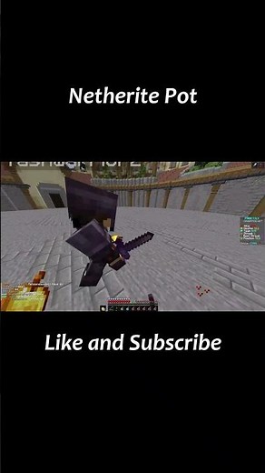 Netherite Pot and Axe PVP part 20 (Tee Network)