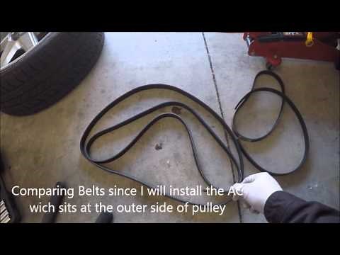 Mazda5 MAZDA 5 2006 2007 2008 Serpentine and AC Belt Installation Replacement