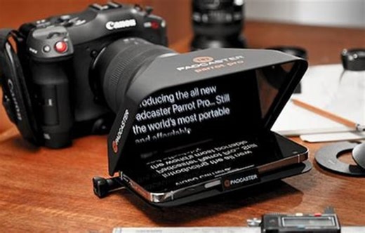 Parrot Pro camera phone teleprompter app