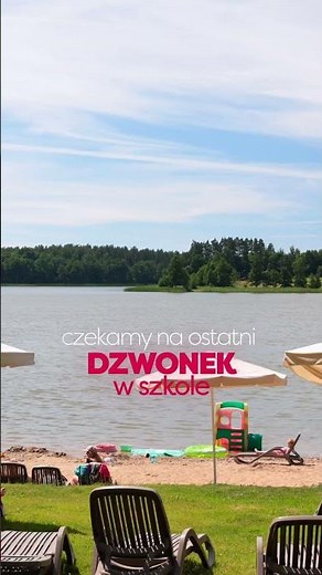 Wakacje z dziećmi na Mazurach — plaża, jezioro i zjeżdżalnia wodna
