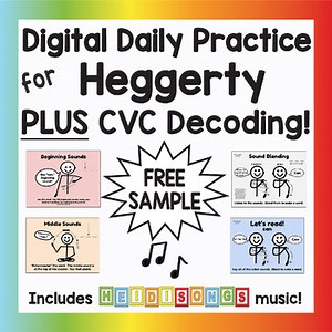 Heggerty Phonemic Awareness Practice Sample for Phonemic Awareness Skills