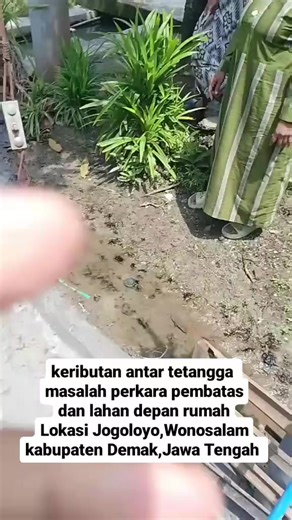 Keributan Antara Tetangga di Demak