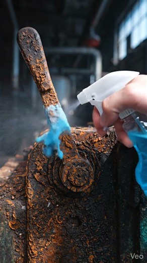 Blue Foam vs 10-Year Rust 🤯#shorts food