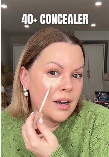 At 41 less is more, you can age yourself by making this makeup mistake #concealer #over40