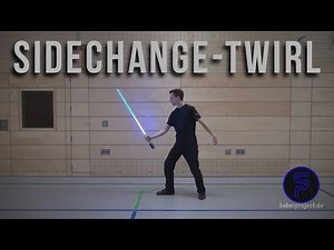 Seitenwechsel-Wirbel - Sidechange-Twirl - Single Lightsaber Trick