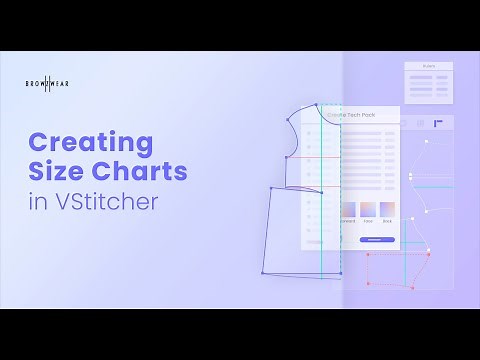 Creating Size Charts in VStitcher