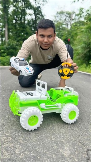 Rc Lighting Police Car And Dominator Jeep Unboxing 👍🏻