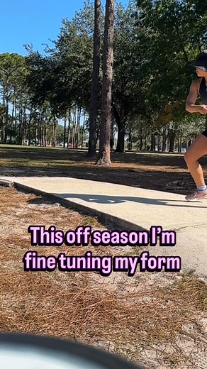 This off season, I'm focused on fine-tuning my form. Back in 2020, a bicep tendonitis injury forced me to start from scratch. As of today, my form is powerful and accurate; it gets the job done. But there is certainly room for improvement! Bad habits: I pull with my shoulder, I’m not fully engaging my lower body, and I’m actually reaching a little too far in my backswing. With consistent practice, dedication, and patience, I know I can break these habits for good! Thanks @chowderthrows for being