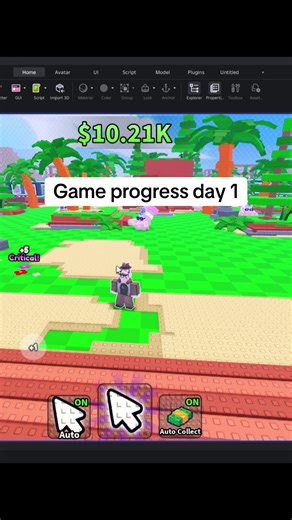 The game is about random Brainrots with different rarities spawning around the map. You click on them to deal damage, and once they take enough damage, they move to your base so you can collect them. #roblox #stealabrainrot #sab #gamedev