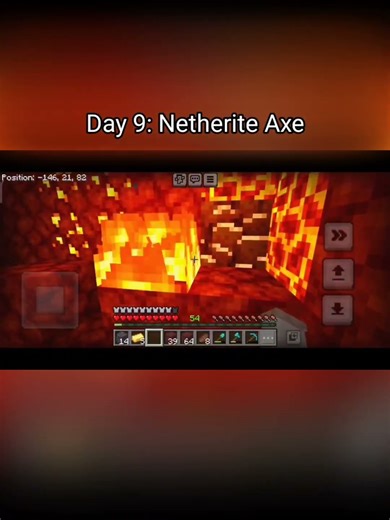 Day 9: Netherite axe #minecraft