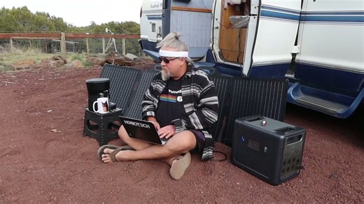 Most solar generator reviews on YouTube -- performed by Man Bun 420 [satire]