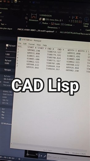 🚀 Fast Coordinates Report with CAD Lisp | AutoCAD Tutorial #AutoCAD #CADLisp #CivilEngineering