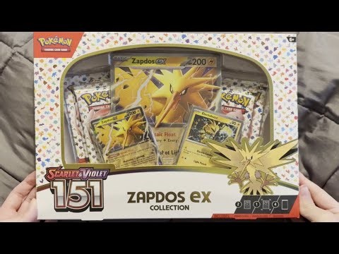Pokemon 151 Zapdos ex Box Opening! | Pokemon TCG