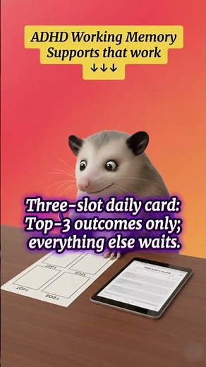 ADHD working memory #adhd #shorts