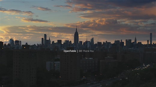 OpenTable | We Thank You