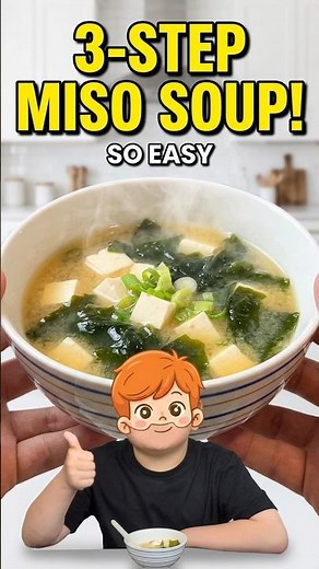The Fastest Way to Make Miso Soup at Home #soup #recipe #shorts