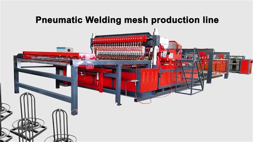 High-Speed Automatic Wire Mesh Production Line Machine Rapid Wire Mesh Welding for Efficient Manufacturing
