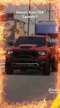 super powerful and fast ram.trx trucks popping wheelies