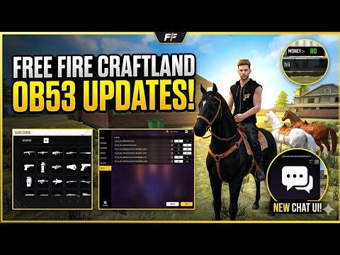 FREE FIRE CRAFTLAND OB53 UPDATES | FREE FIRE ADVANCE SERVER EXPLORE VIDEO BY SSFYT