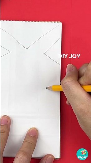 Quick and Easy Paper Bag Snowflakes Hack!