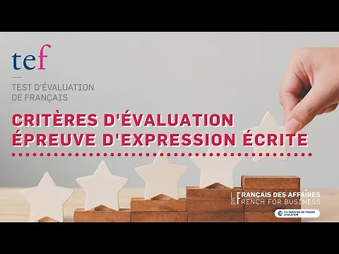 Comment est évaluée l'expression écrite du #TEF ?