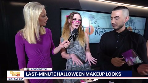 Last-minute Halloween makeup looks
