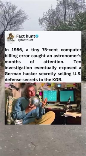 In 1986, a tiny 75-cent computer billing error caught