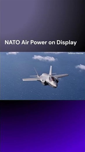 NATO Air Power on Display during Joint Air Force Exercise Against Russia