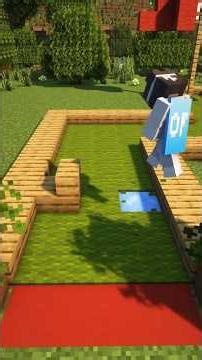 Minecraft Golf minigame build|minecraft house tutorial #minecraft