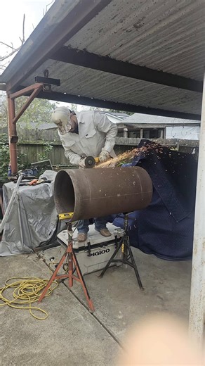 DIY BBQ Pit Construction Project