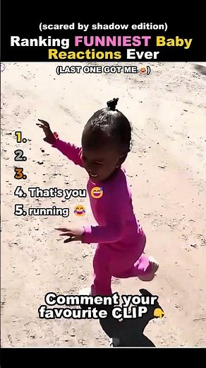 Ranking FUNNIEST Baby Reactions Ever 😂👶 (scared by shadow edition)