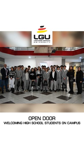 Lebanese German University on Instagram: "LGU was thrilled to host an Open Door event for students from College Saint Georges Bsalim, College Saint Sauveur – Jeita, College Val Père Jacques, Lycée Amchit, and Collège Patriarcal Rabweh! It was a day of discovery as they explored LGU’s wide range of programs: from Public Health and Business to Insurance, Arts, and Education. The students gained valuable insights into their future academic paths. @ecole_saint_georges_bsalim @collegesaintsauveurjeit