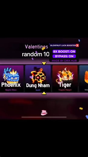 finally i got lucky 😈😈 #luckofdrow #bloxfruits #FiendYeti #viral #ValentinesDay