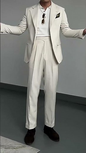 Italian Neapolitan Linen Blazer for Men | Slim Fit Sport Coat with Modern Relaxed Tailoring#hischarm