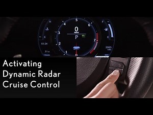 How-To Use Dynamic Radar Cruise Control | Lexus