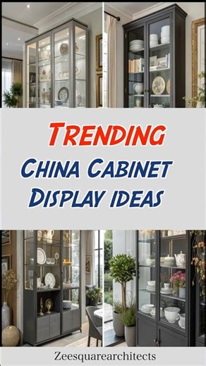 Trending China Cabinet Design Ideas for 2025 | Elegant, Modern & Vintage-Inspired Display Units #yt