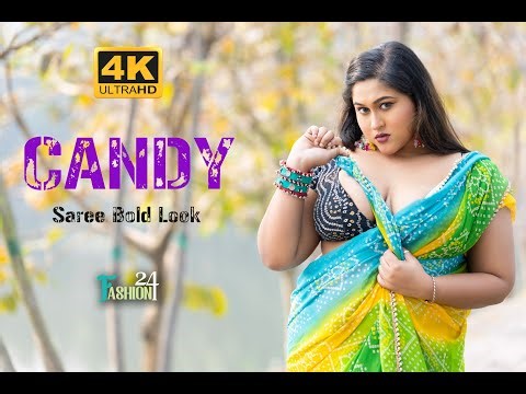 Model CANDY | Saree Fashion Video | Bong Beauty | Indian Model | Saree Sundari | Bong Saree Video