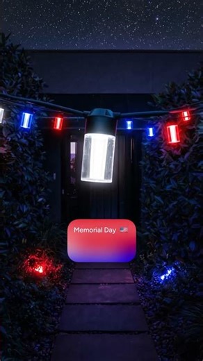 Memorial Day Lighting Inspo by LIFX