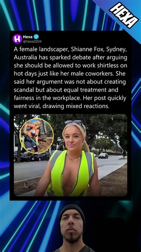 Female landscaper sparked online debate👀