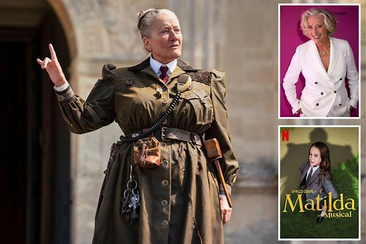 Emma Thompson unrecognizable as Miss Trunchbull in ‘Matilda: The Musical’ trailer