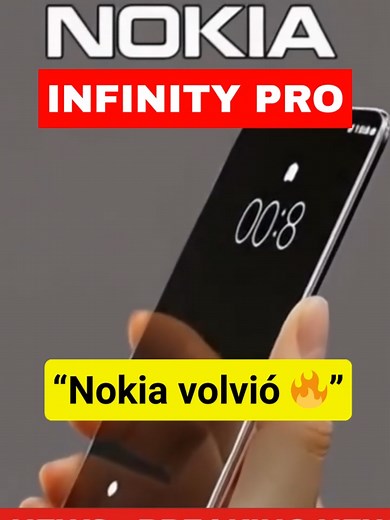 ¿Un móvil o un Transformer? Nokia no vino a jugar 🤯 #techsonel ¿Te acuerdas del Nokia indestructible? Pues… volvió. Y no como un ladrillo, sino como una bestia tecnológica: 📱 Pantalla 4K de 7