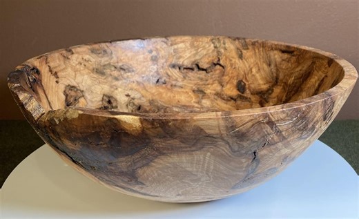 Maple Burl Wood Bowl, 11-3/4 Inches - Etsy