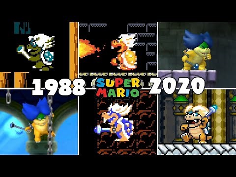 Evolution Of Ludwig Von Koopa Battles In 2D Super Mario Platform Games [1988-2020]