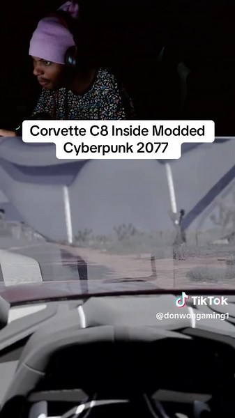 Corvette C8 in Cyberpunk 2077: A Realistic Experience