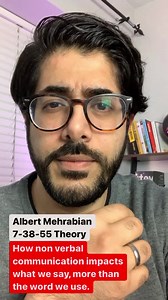 11 reactions | The 7 38 55 rule by Albert Mehrabian, the genius from...