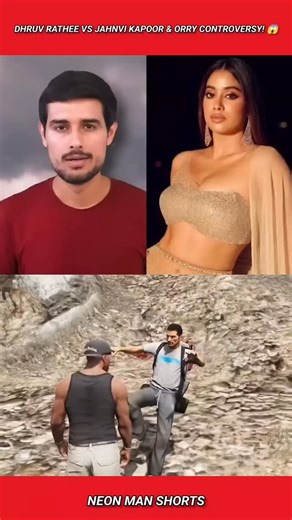 @aajkal____ on Instagram: "Dhruv Rathee Vs Jahnvi Kapoor & Orry Controversy!"