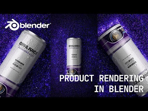 Blender Particles, Geometry Nodes, Flip Fluids, and Product Rendering