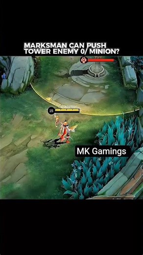 DESTROY TURRET ENEMY WITHOUT MINION MARKSMAN MLBB 🔥