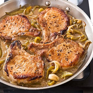 Pork Chops with Vinegar Peppers | America's Test Kitchen